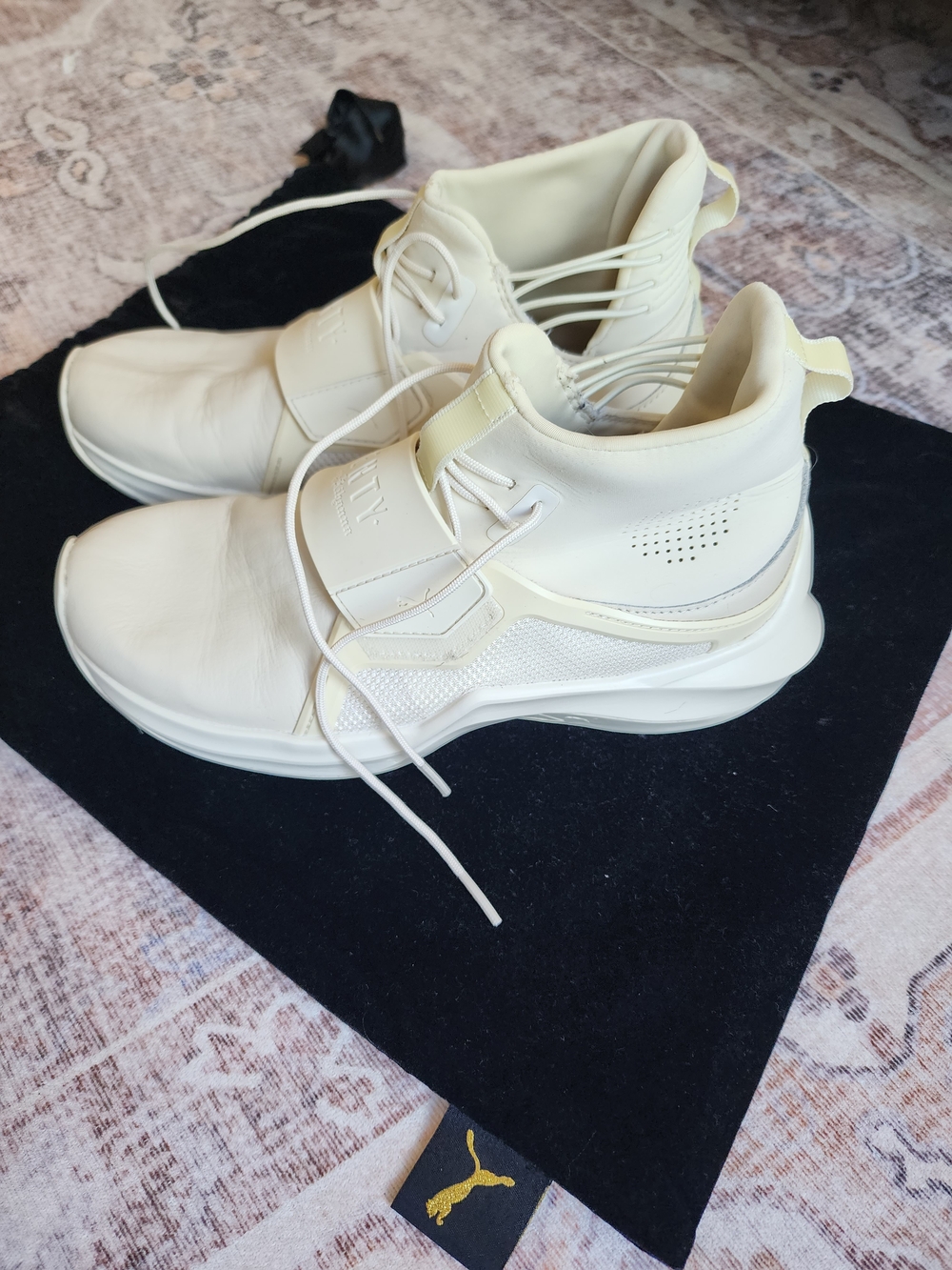 Puma Fenty Cream High-Top Women's Sneakers